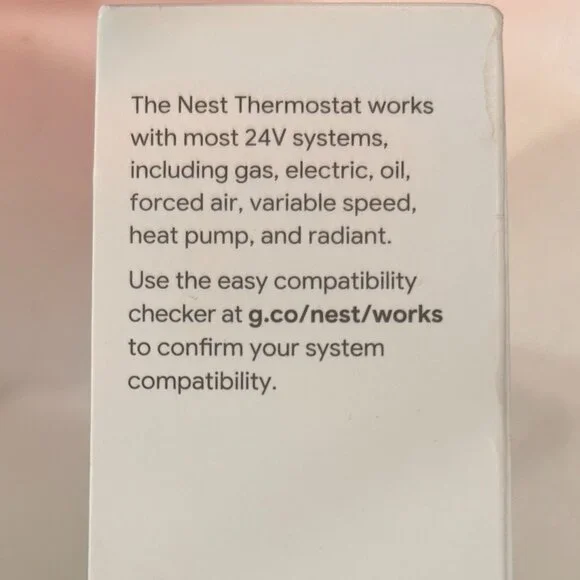 Google Nest Smart Thermostat SKU GA01334-US NIB Never Opened - Picture 6 of 8